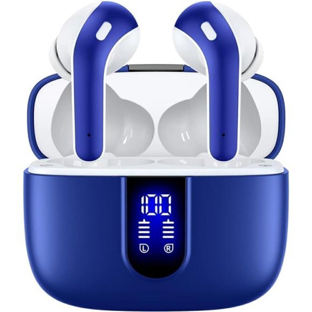 Bluetooth Headphone Wireless Earbud Airpods Pro 2 Charging Case Waterproof BLUE